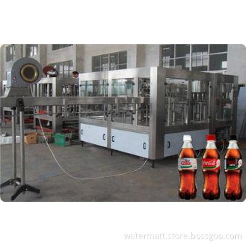 PET Plastic Bottle Cold Filling Production Line For Carbona